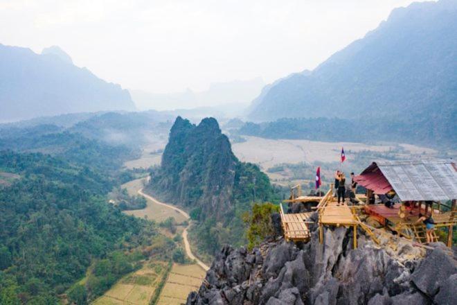 Consiana Hotel Vang Vieng Buitenkant foto